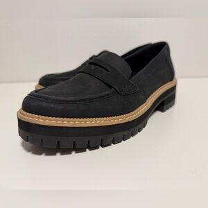TOMS Black Cara Loafers